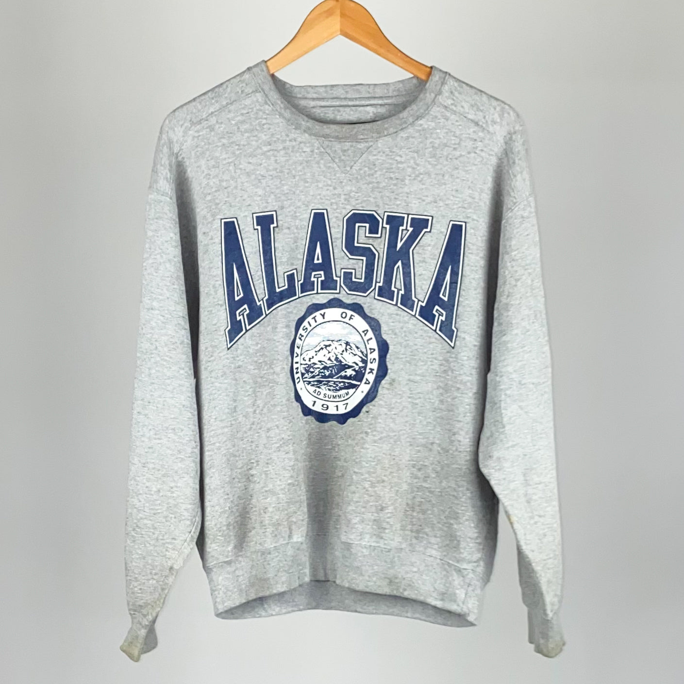 Vintage University Of Alaska Crewneck - Medium