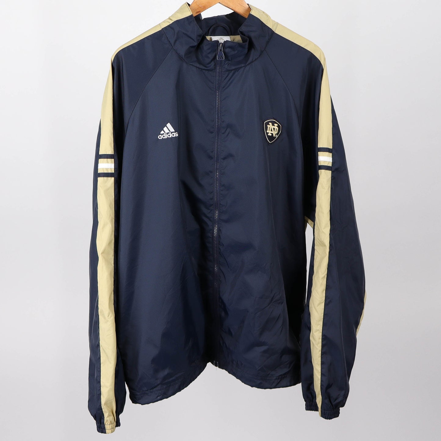 Vintage College Adidas Notre Dame Jacket -XL