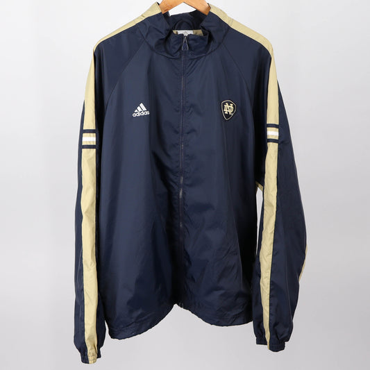 Vintage College Adidas Notre Dame Jacket -XL