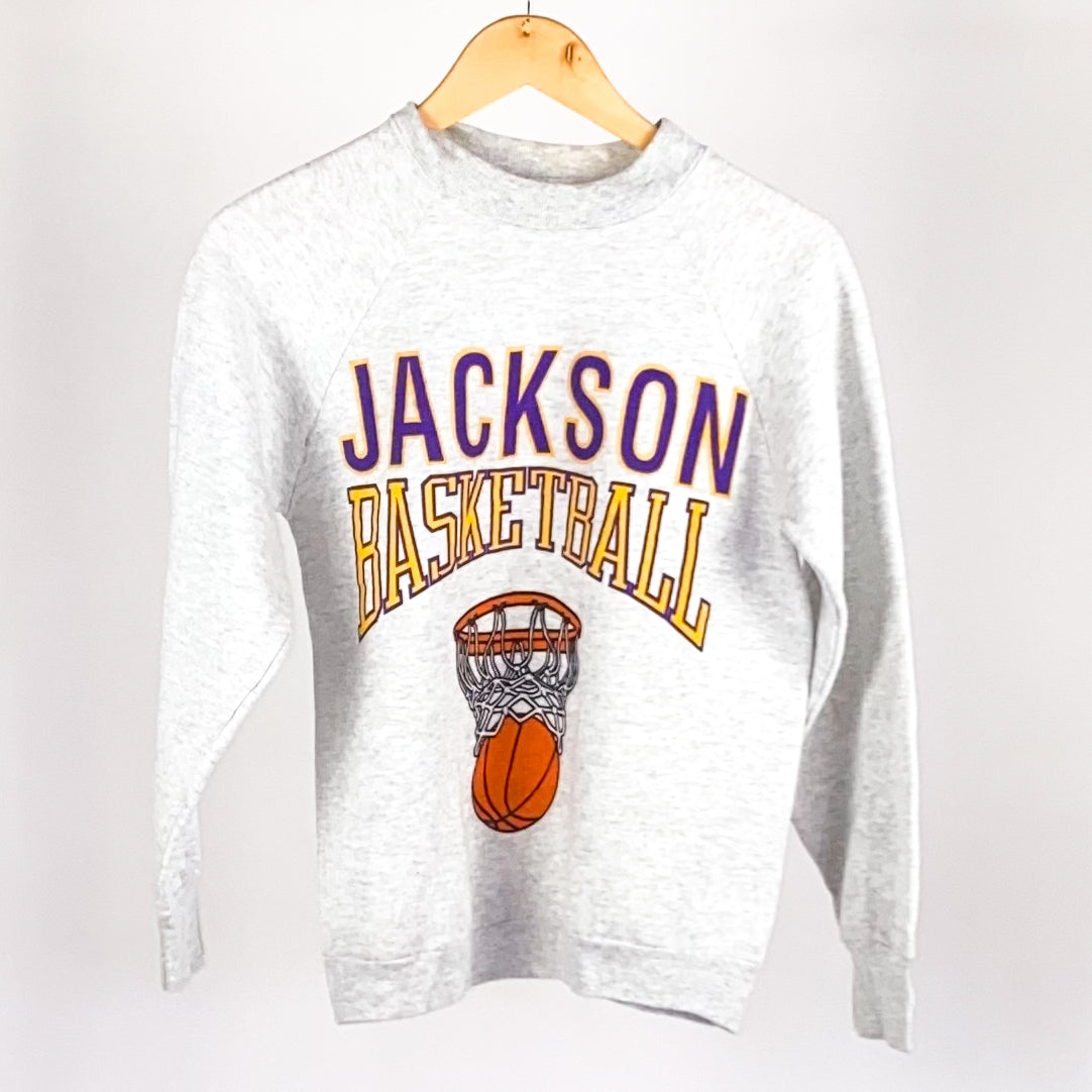 Vintage Jackson Basketball Crewneck - Small