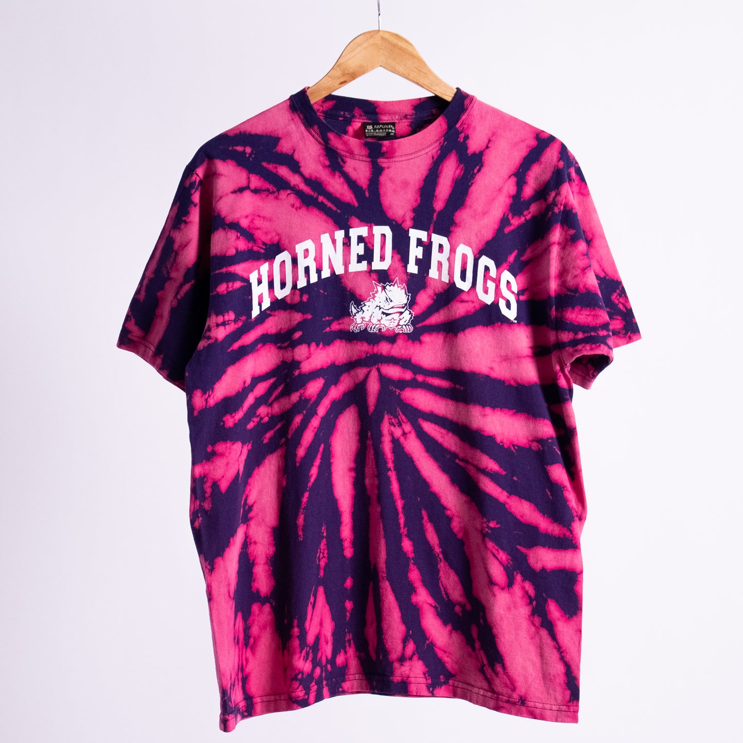 Vintage Horned Frogs Tie Dye Tee - Medium