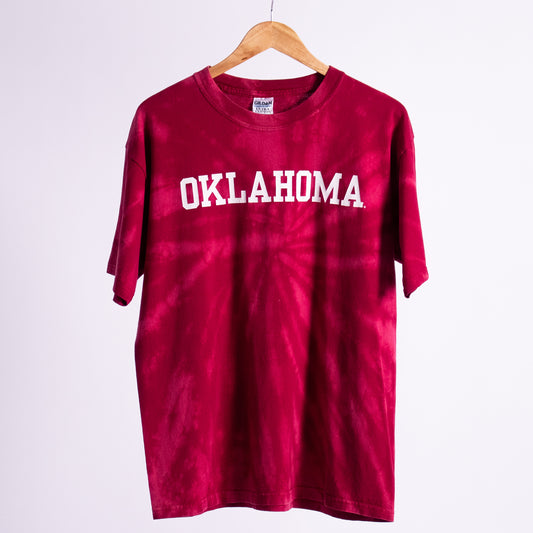 Vintage Oklahoma Tie Dye Tee - Large