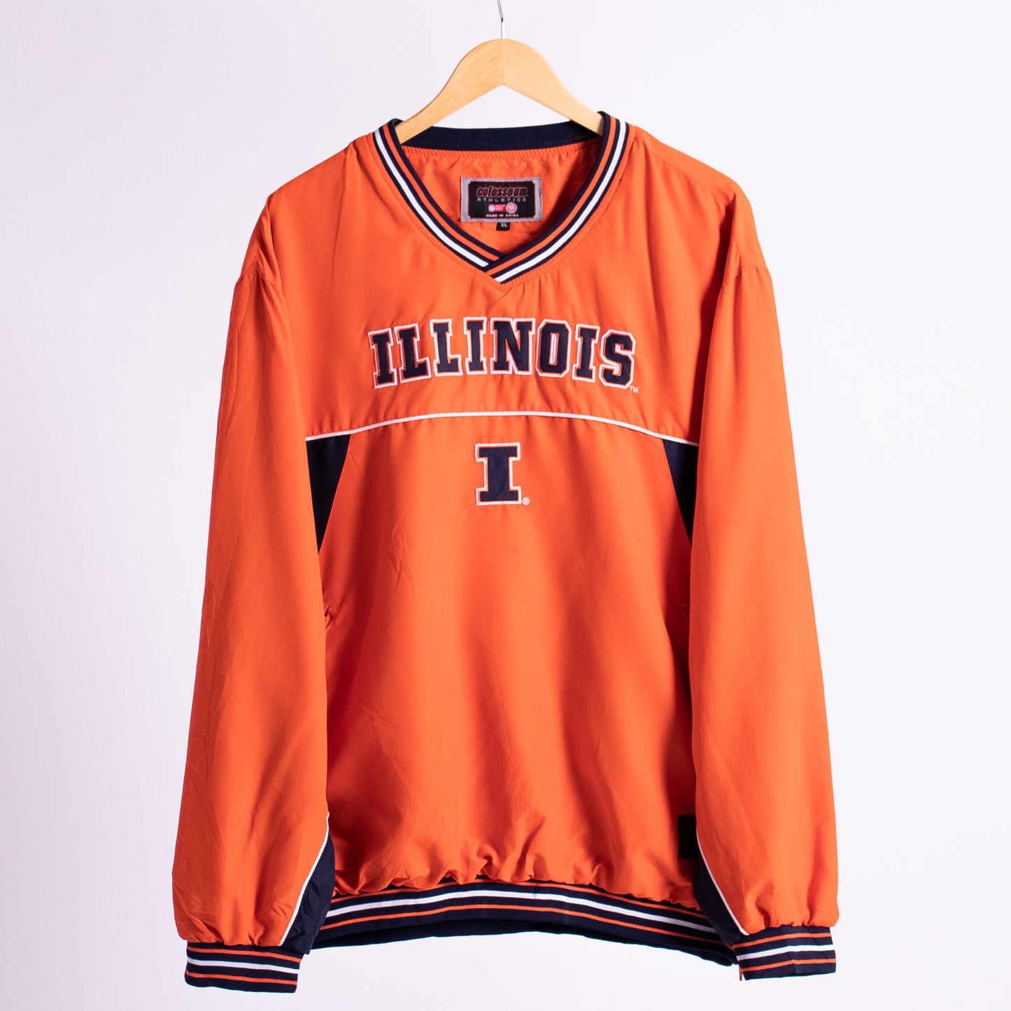 Vintage Illinois Pullover Jacket - XL