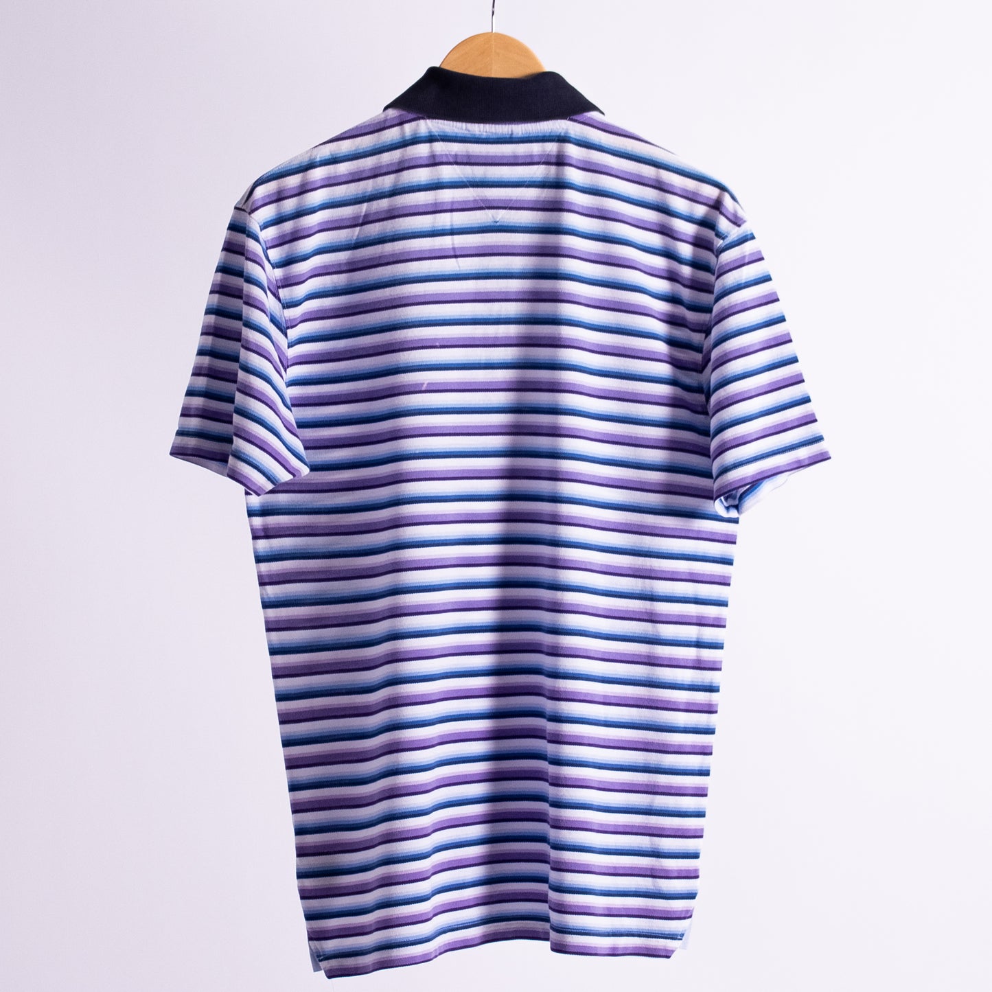 Vintage Tommy Hilfiger Stripe Polo - Medium