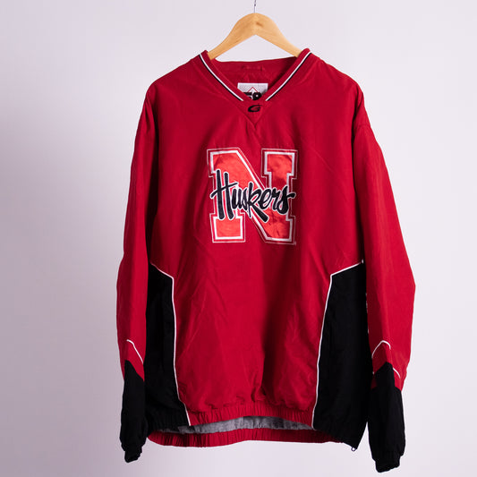 Vintage Huskers Pullover Jacket - XL