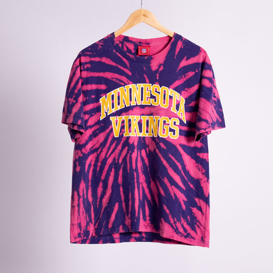 Vintage NFL Vikings Tie Dye  Tee - Medium