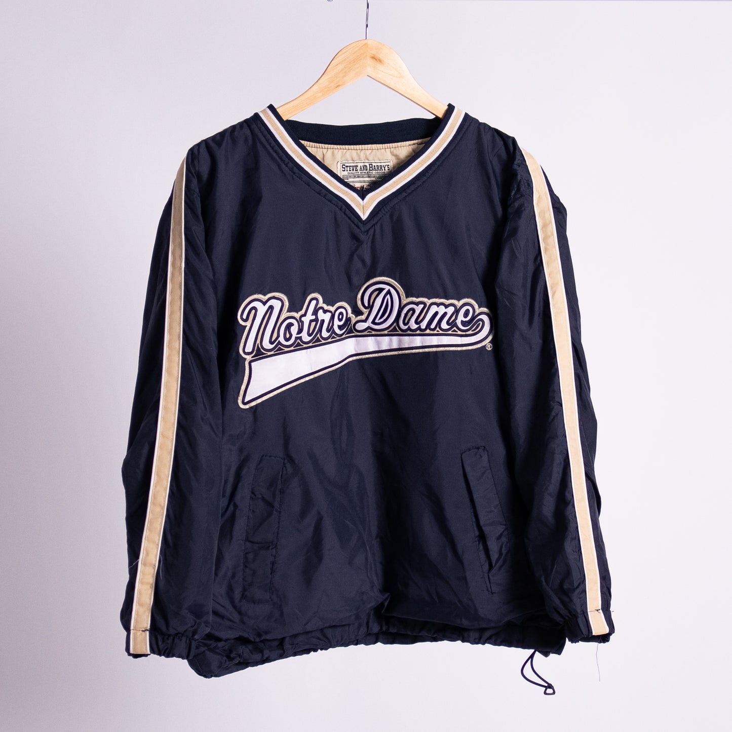 Vintage Notre Dame Pullover Jacket - S