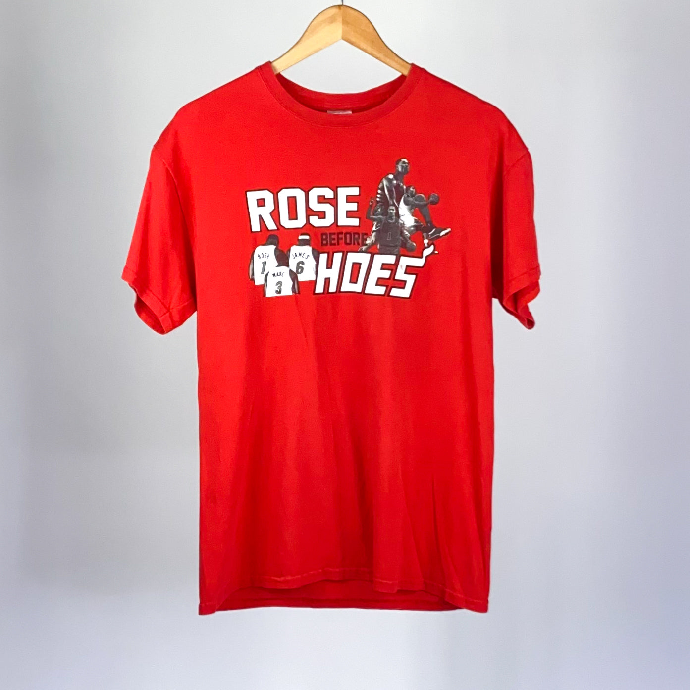 Vintage NBA Rose Before Hoes Tee - Medium