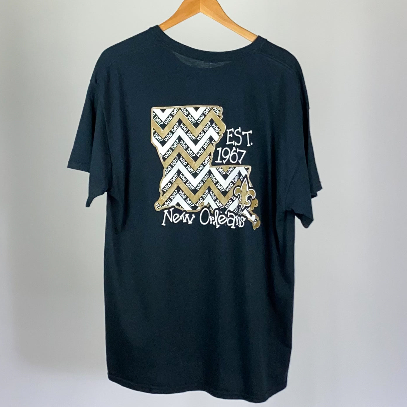 Vintage New Orleans Saints Who Dat? Tee - XL