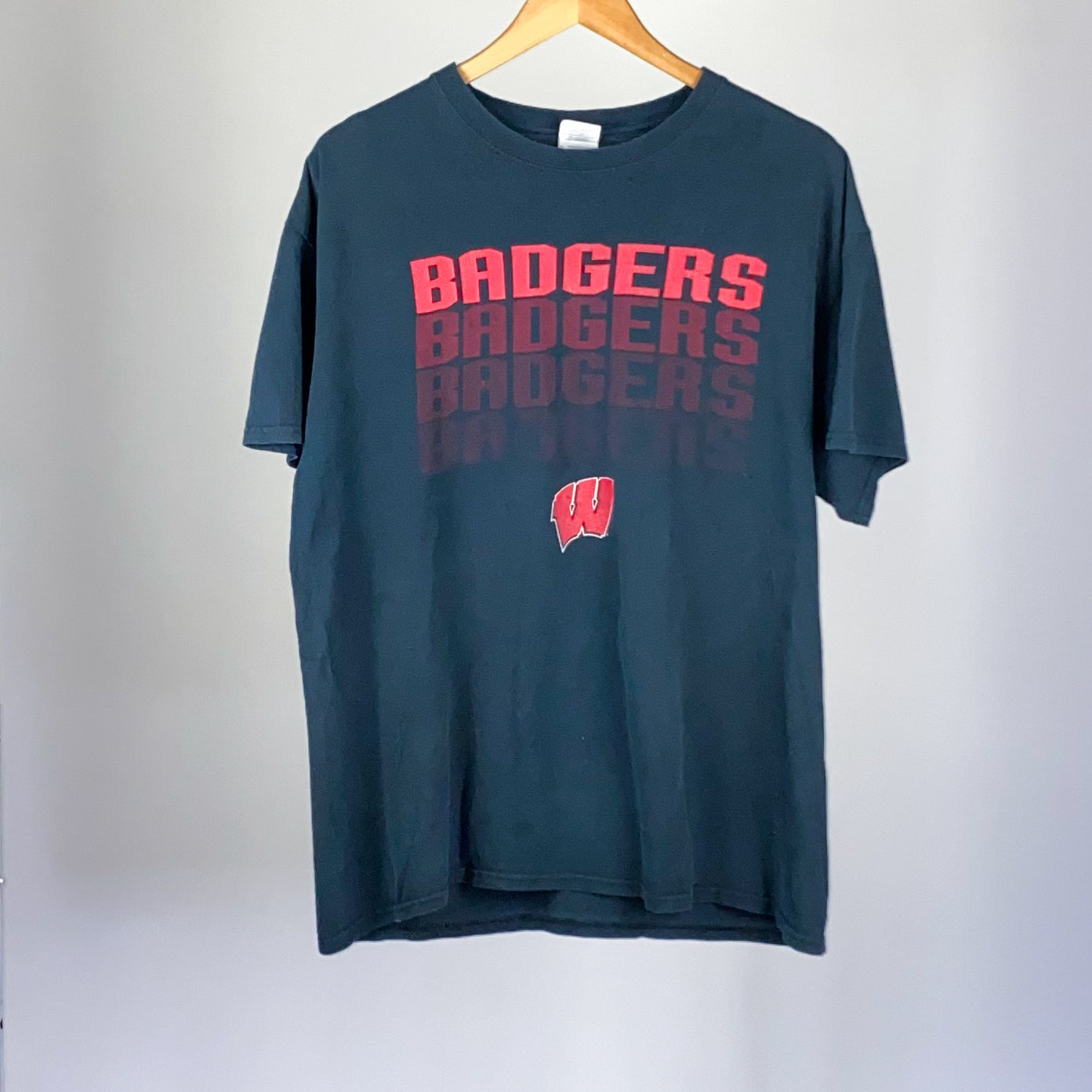 Vintage NCAA Badgers Tee - Large