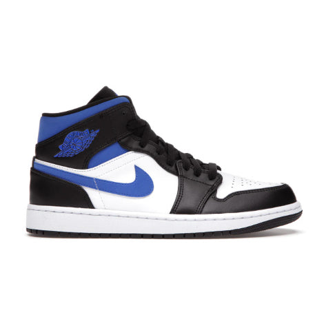 Jordan 1 Mid White Black Blue