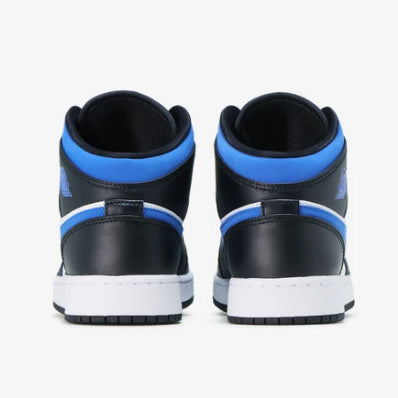 Jordan 1 Mid White Black Blue