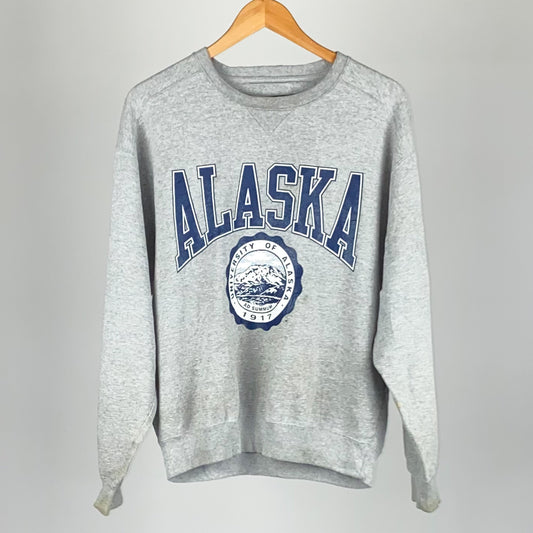 Vintage University Of Alaska Crewneck - Medium