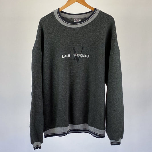 Vintage Las Vegas Textured Crewneck - 2XL