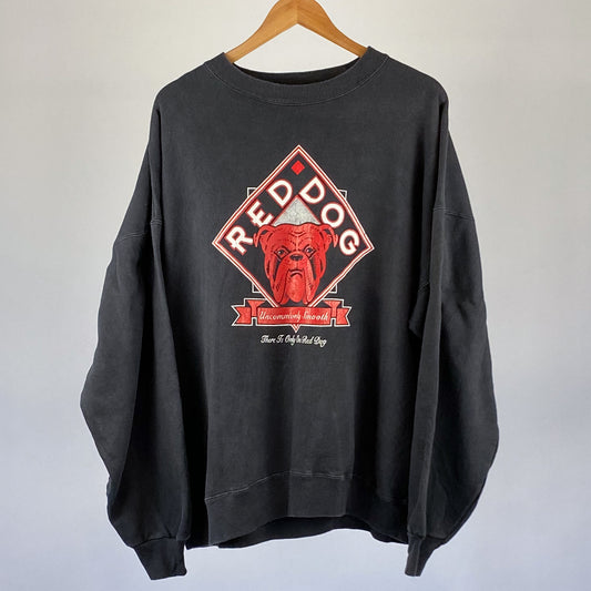 Vintage Red Dog Crewneck - XL