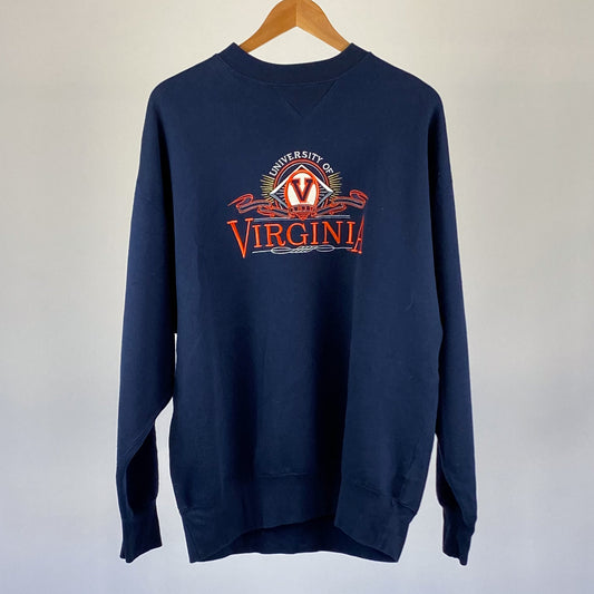 Vintage University Of Virginia Crewneck - Large