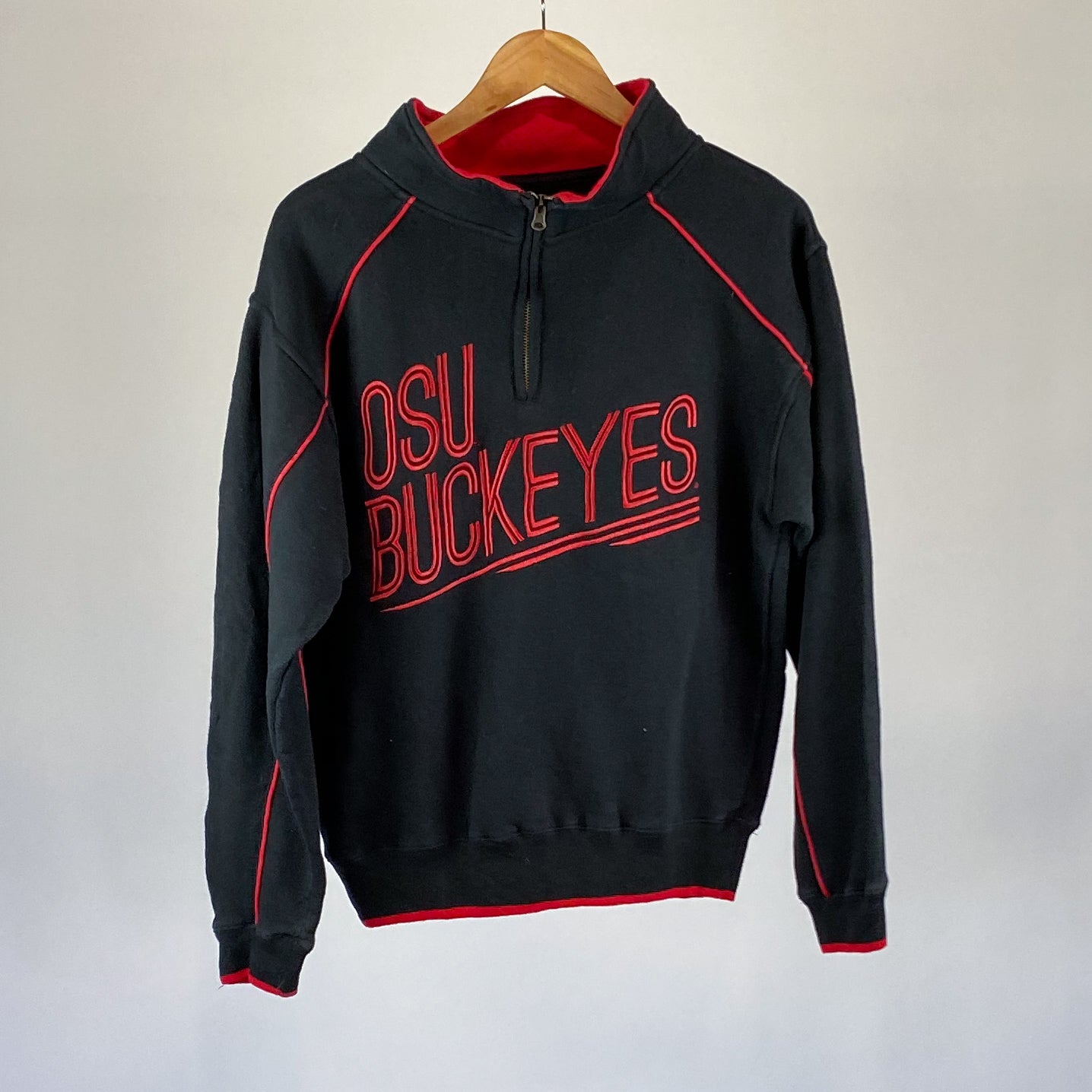 Vintage Ohio State University Buckeyes 1/4 Zip - Small