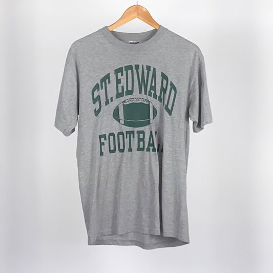 Vintage ST Edward Football Tee - Medium