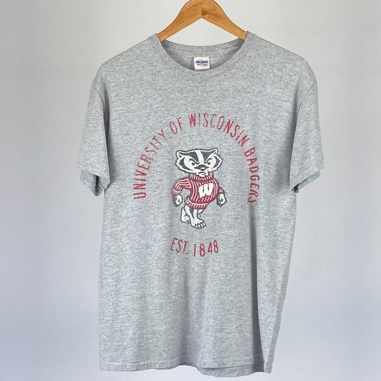 Vintage University Of Wisconsin Badgers Tee - Medium