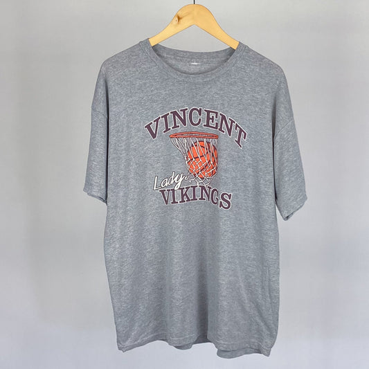 Vintage Vincent Lady Vikings Tee - Large